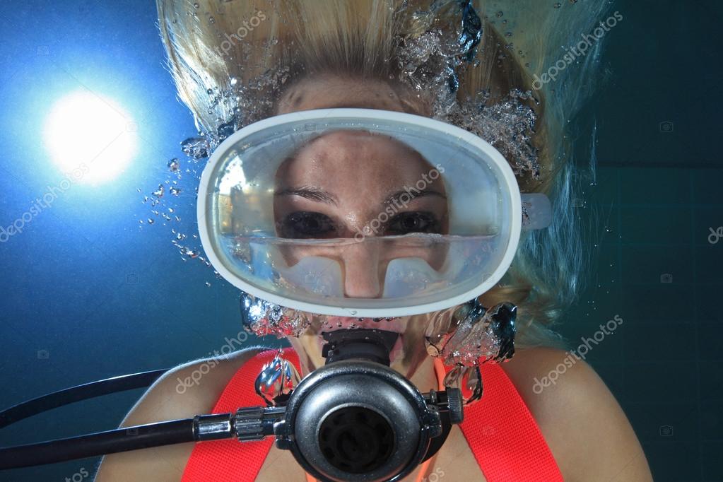 Female Scuba Diver Stock Photo By C Aquanaut Female Scuba Diver Stock Photo By C Aquanaut