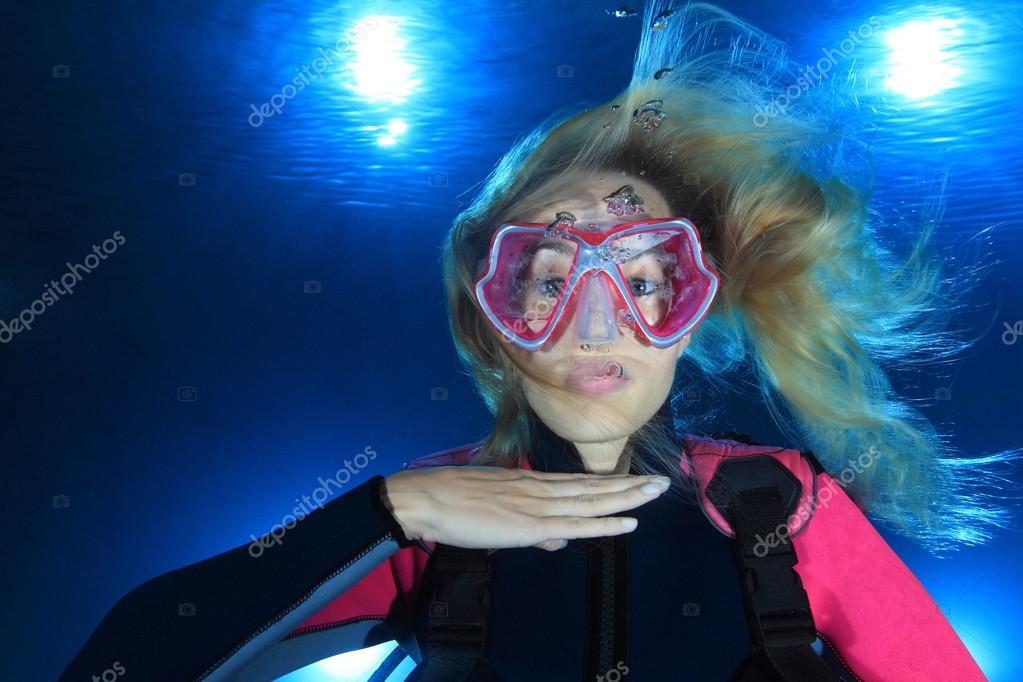 Female Scuba Diver Stock Photo By C Aquanaut Female Scuba Diver Stock Photo By C Aquanaut