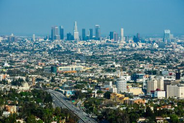 hollywood tepelerden los angeles Panorama