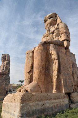 Statues of Memnon clipart