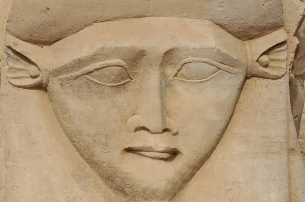 The face of Hathor — Stock Photo, Image