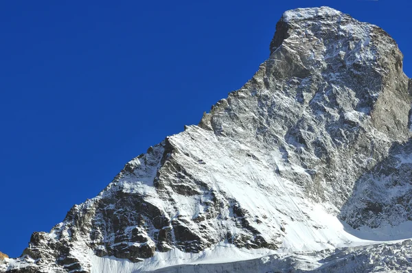 De matterhorn en de hornli bergkam — Stockfoto