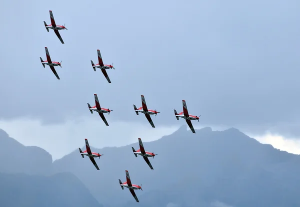 Breitling air show, sion — Zdjęcie stockowe