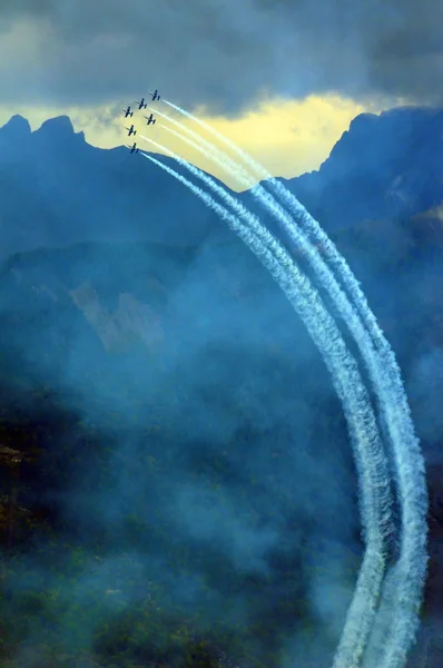 Breitling Air Show Sion — Stock Photo, Image