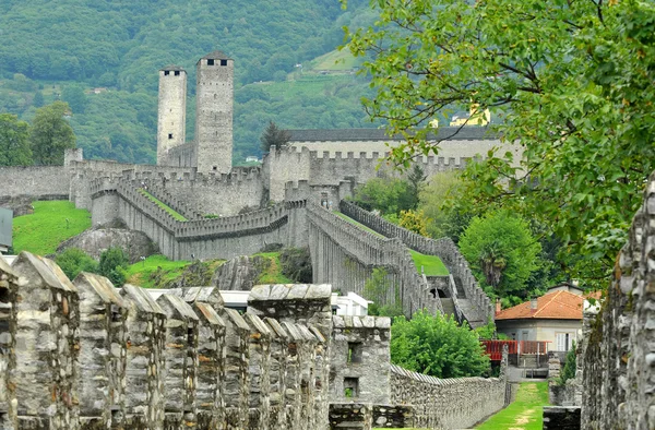 Burgmauern — Stockfoto