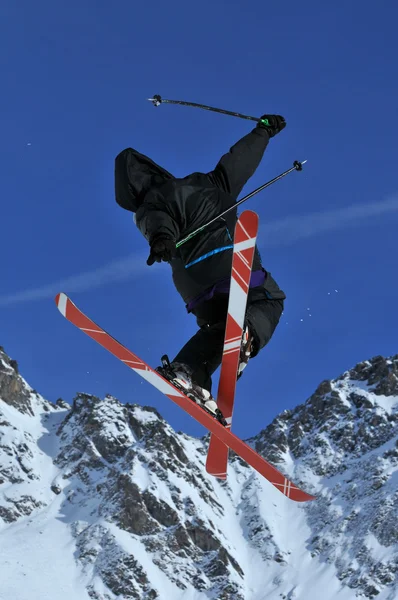 Skoky na lyžích — Stock fotografie