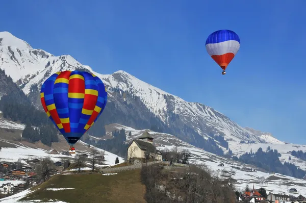 Varmluftsballonger – stockfoto