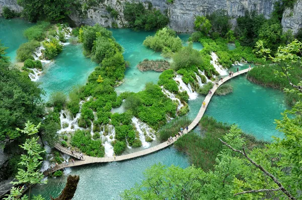 Cascata di travertino — Foto Stock