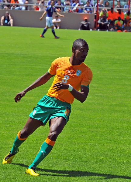 Côte d'Ivoire et Japon match de football — Photo