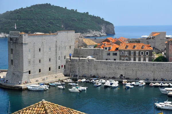 El puerto de Dubrovnik — Foto de Stock