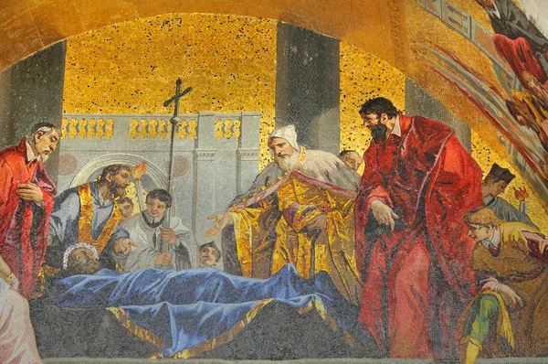 Venerarea Sfântului Marcu — Fotografie, imagine de stoc