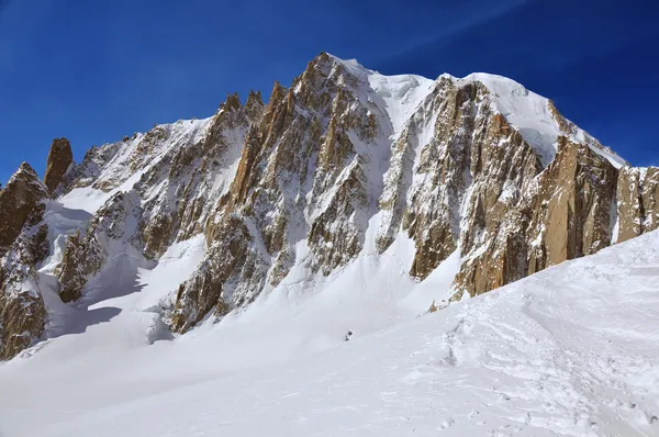 山の氷河と崖 — ストック写真
