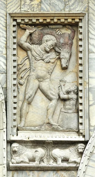 Hercules and the boar — Stock Photo, Image