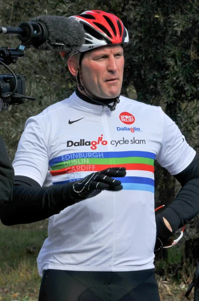 Lawrence Dallaglio Ciclo Slam — Fotografia de Stock