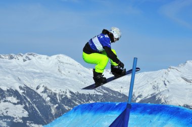 World Championship Snowboard cross Finals 2010 clipart
