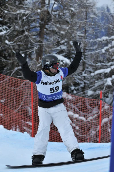 Snowboard cross world championships — Stock Photo, Image