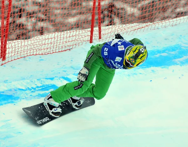 Snowboard Cross Coppa del Mondo — Foto Stock