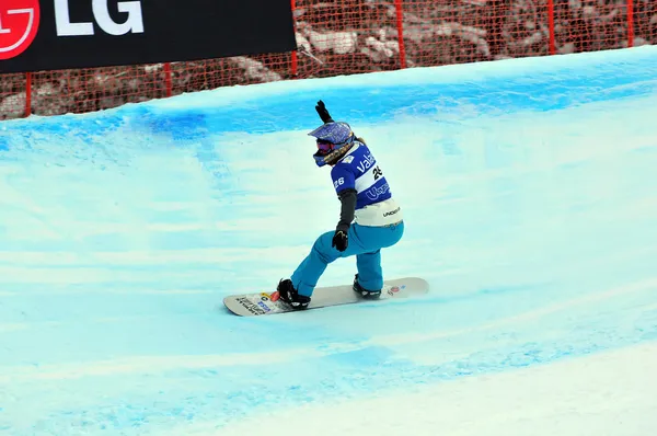 スノーボード クロス ワールド カップ 2010 — ストック写真