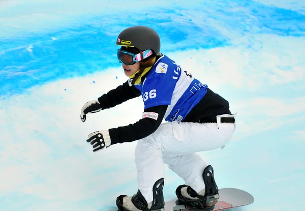 Snowboard cross VM 2010 — Stockfoto