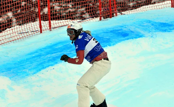 交叉世界杯滑雪 — 图库照片