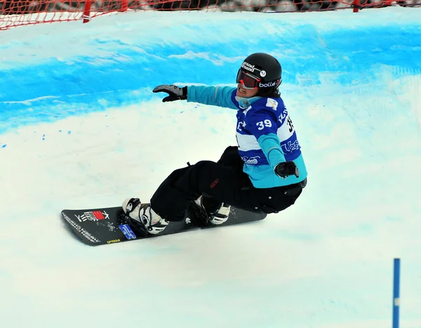 Snowboard cross Světový pohár 2010 — Stock fotografie