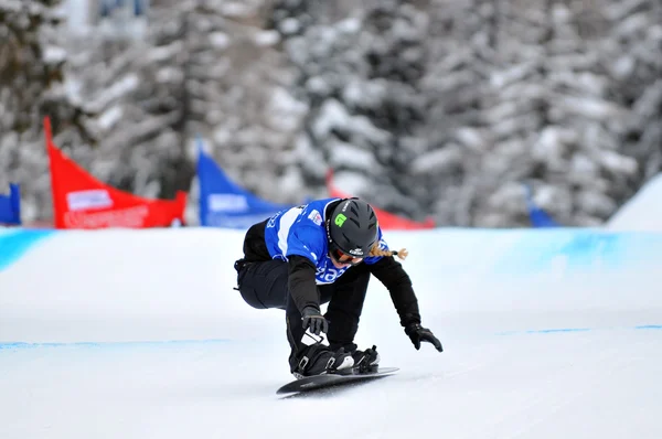 Snowboardcross-Weltcup 2010 — Stockfoto