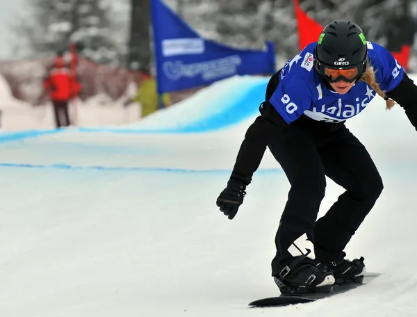 Snowboardcross-Weltcup 2010 — Stockfoto