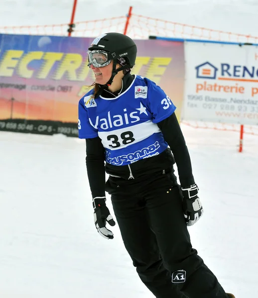 Snowboard cross world cup 2010 — Stok Foto
