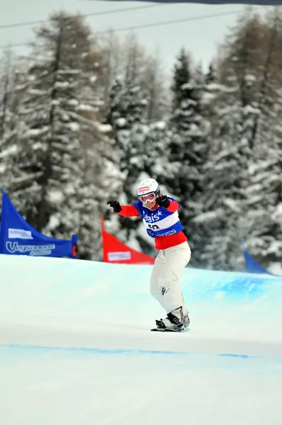 Snowboard cross VM 2010 - Stock-foto