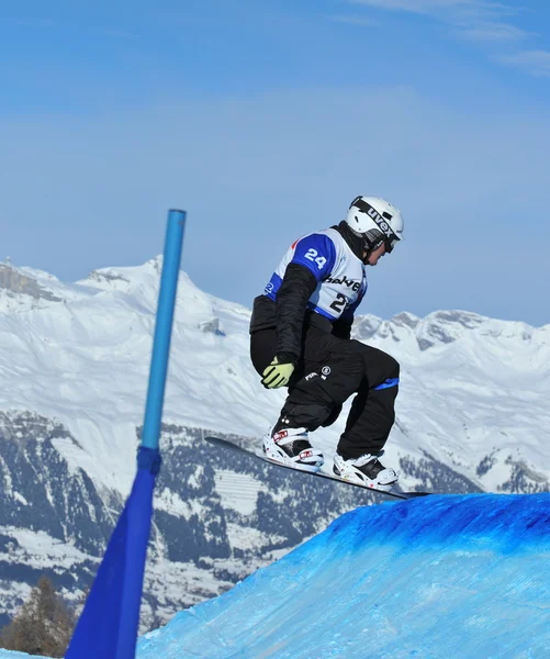 Snowboard cross Světový pohár 2010 — Stock fotografie