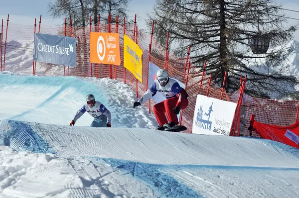 Snowboard cross Copa del Mundo 2010 — Foto de Stock