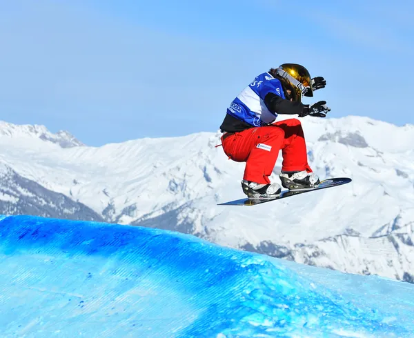 Snowboard mistrovství světa cross finále 2010 — Stock fotografie