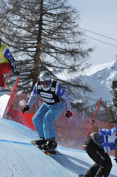 Wereld kampioenschap snowboardcross finale 2010 — Stockfoto