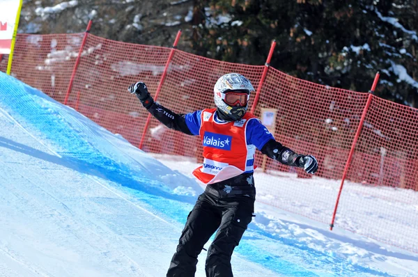 Snowboard krzyż MŚ 2010 — Zdjęcie stockowe