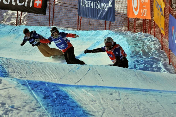 Snowboard Coppa del mondo 2010: moscatelli — Foto Stock
