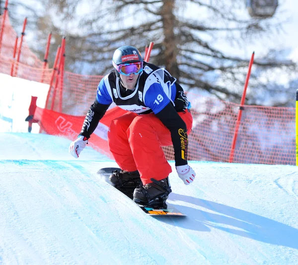 World Championship Snowboard Cross finals. — Stock Photo, Image