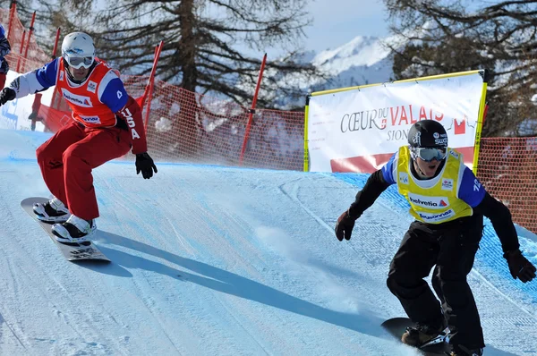 Snowboard cross VM 2010 - Stock-foto