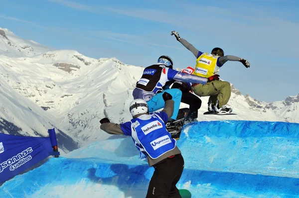 Snowboard cross Copa del Mundo 2010 — Foto de Stock