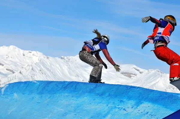 Snowboard çapraz Dünya Kupası 2010 — Stok fotoğraf