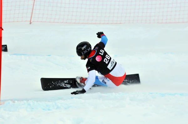 Jätte parallella finalen: marc iselin — Stockfoto