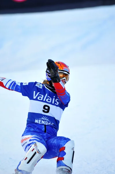 Mistrovství světa v letech na lyžích — Stock fotografie