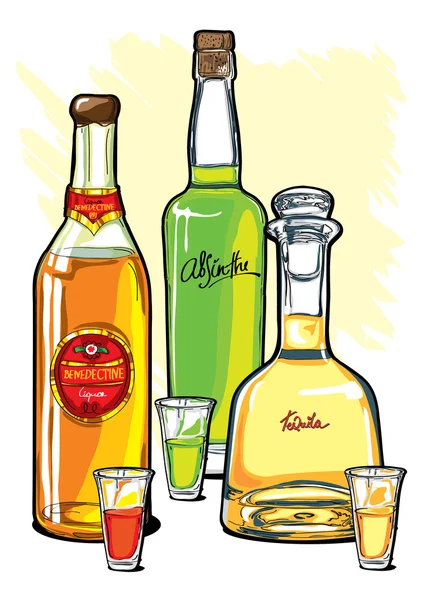 Alcool — Image vectorielle