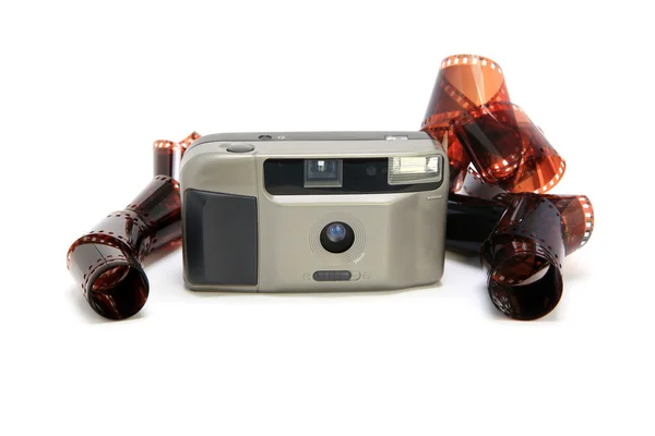 Old film camera - "soap box" — Stock Photo, Image