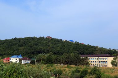 dağlarda ev sahipliği yapmaktadır. nechepsuho nehir banka. yerleşim novomikhailovsky tuapse district, krasnodar Krayı, Rusya Federasyonu.