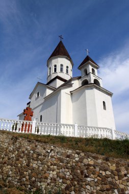 Ermeni Apostolik Kilisesi. Aziz Nikolaos Kilisesi. yerleşim novomikhailovsky tuapse district, krasnodar Krayı, Rusya Federasyonu.