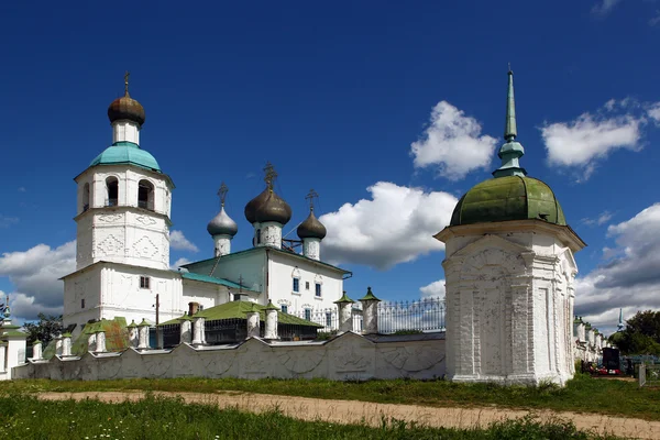 Kadnikov city, Wołogodzki, Federacja Rosyjska. Kościół Eliasza proroka, zabytek architektury. 1710 — Zdjęcie stockowe