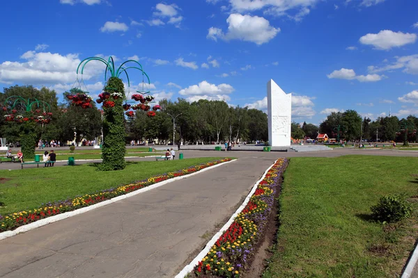 Revolutionsplatz in der Stadt Wologda, Russland. — Stockfoto
