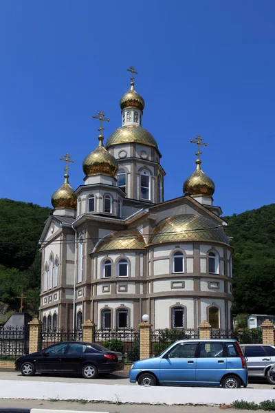 Templo de Santa grã-duquesa Olga. Village Olginka, distrito de Tuapse, Krasnodar Krai, Rússia . — Fotografia de Stock