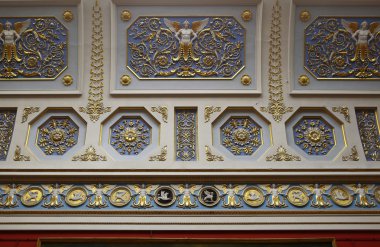 hermitage tavana parçası. St. petersburg, Rusya Federasyonu.