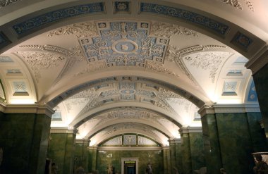 hermitage Jüpiter salon tavan. St. petersburg, Rusya Federasyonu.